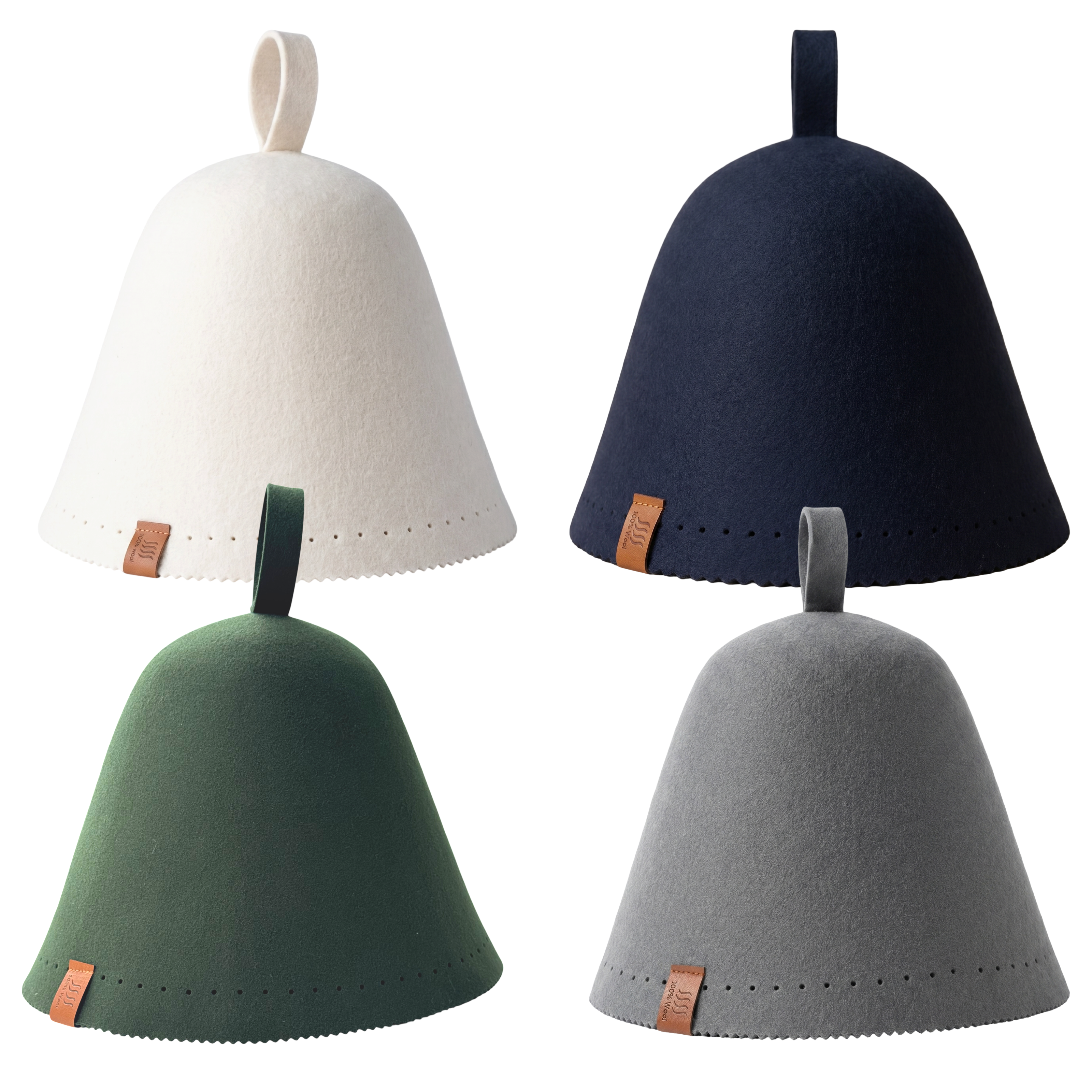 The Merino Wool Sauna Hat Collection
